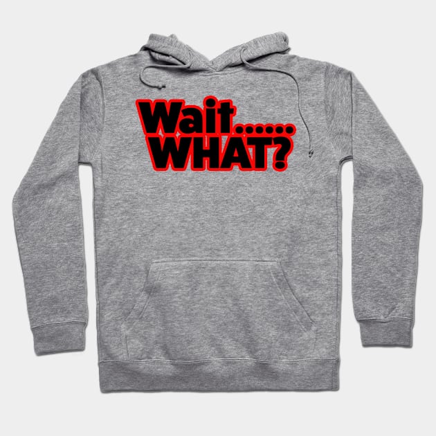 Wait What? Hoodie by LahayCreative2017